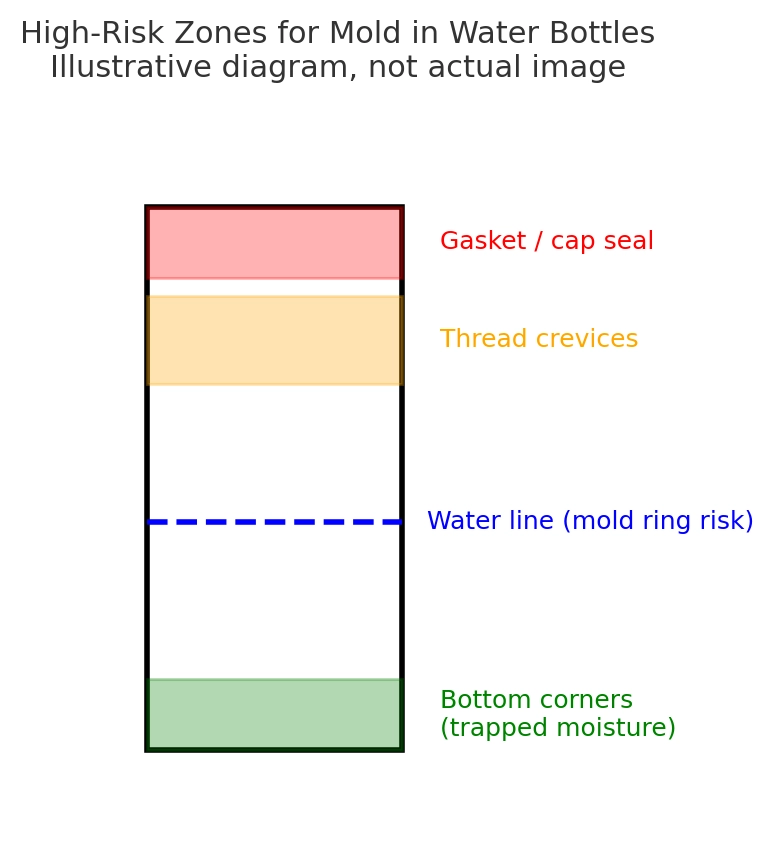 Mold Bottle Risk Zones