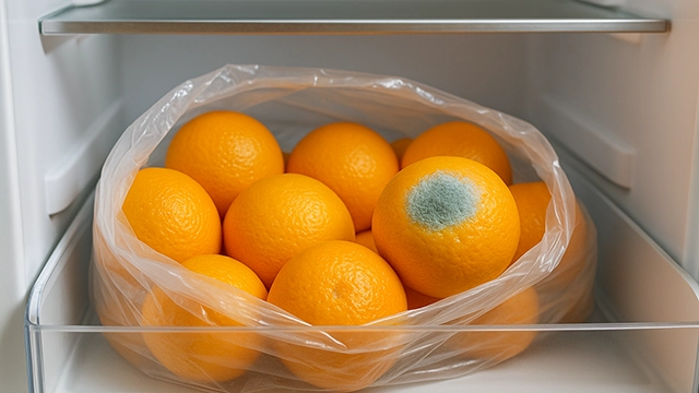 Mold News Moldy Orange In Fridge