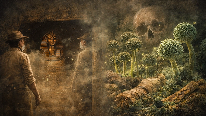 Mold News Ancient Tomb Fungal Spores Dust Exposure