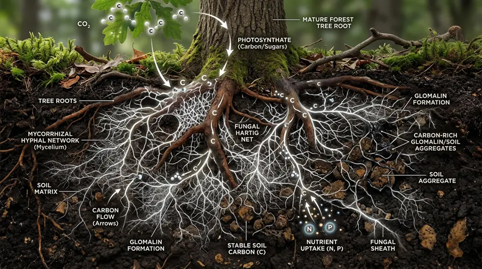 mold news - Carbon credits for mycorrhizal fungi