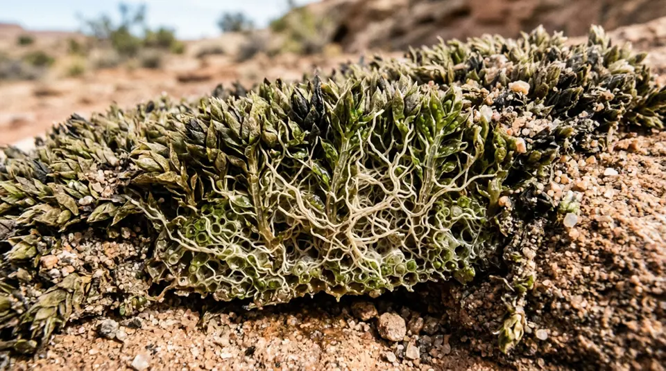 mold news - The cooperative relationship between desert mosses and fungi